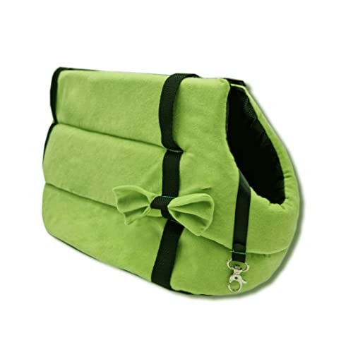 Odolplusz Elegante Hundetasche für Hunde/Katzen, Waschbar - Kleine/Mittlere/Mittelgroße, XS, S, L, M/Hundetragetasche Katzentasche Tragetasche Transporttasche (Gruen) von Odolplusz