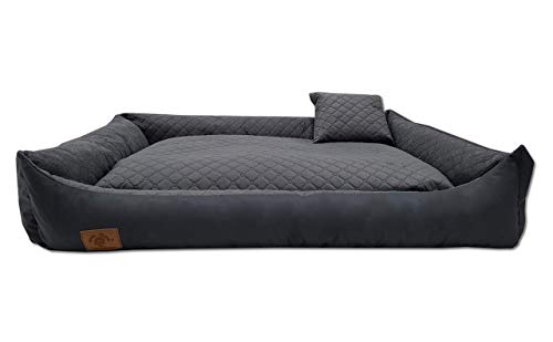 Odolplusz XXL Hundebett 120x90cm - Abnehmbarer, wasserdichter Bezug - Bequemer Hundekorb für große & mittelgroße Hunde - Waschbar & Robust von Odolplusz