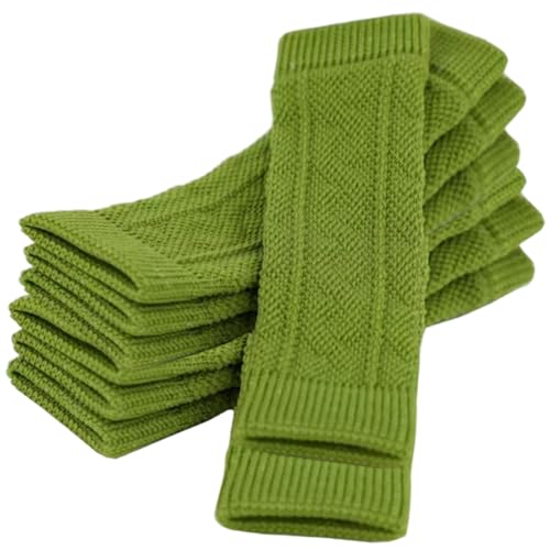 Odoukey 8pcs Hunde Ellbogen Beschützer, gestrickte atmungsaktive Hundebeinwärmer für kleine mittelgroße Hunde Welpen -Strumpf -Stuffers, m von Odoukey