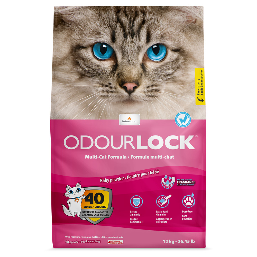 ODOURLOCK Katzenstreu Babypuder - 12 kg von OdourLock