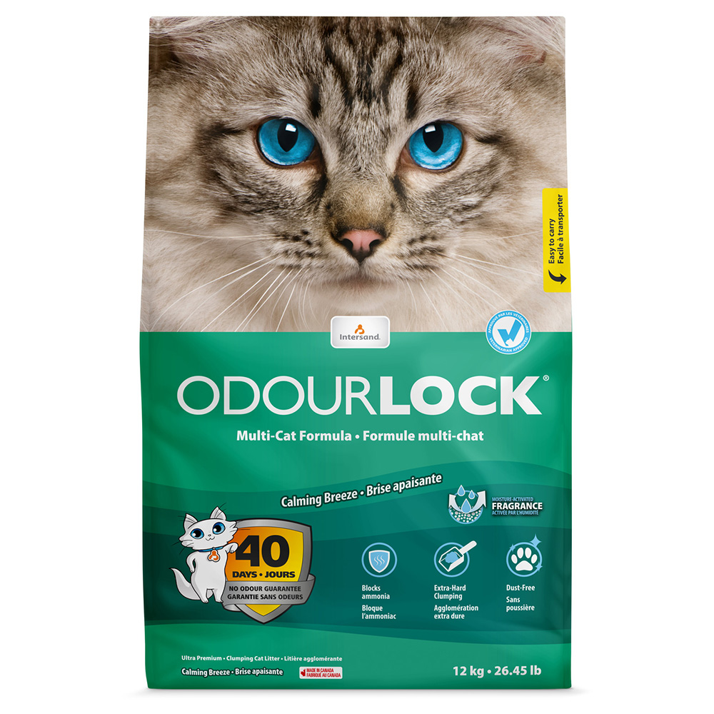 ODOURLOCK Katzenstreu Calming Breeze - 2 x 12 kg von OdourLock