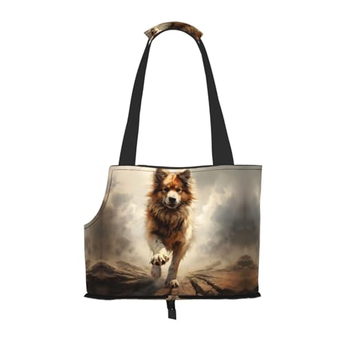 Transporttasche für Hunde, Tiere, Pfotenabdruck, Katzentragetasche für Katzen, Hunde, Welpen, bequem, tragbar, faltbar Transporttasche für Hunde, Tiere, Pfotenabdruck, Katzentragetasche für Katzen, Hunde, Welpen, bequem, tragbar, faltbar von Ogniwo