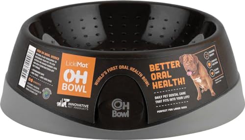 Oh Bowl The World's First Hundenapf mit Zungenreiniger (OBLPBK) von Oh Bowl