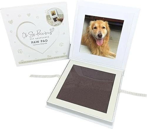 Schaumstoff-Set mit Pfotenabdruck-Set mit Fotorahmen, Andenken für Hunde und Katzen, Abdruckblock, Geschenk für Tierliebhaber Schaumstoff-Set mit Pfotenabdruck-Set mit Fotorahmen, Andenken für Hunde und Katzen, Abdruckblock, Geschenk für Tierliebhaber von Oh So Precious Pet Keepsakes