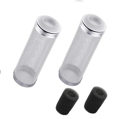 16 MM Aquarium Aussenfilter Filterschutz 2 Stück Edelstahl-Aquariumfilter Filterschutz Mit Filterschwamm Aquarium-Filterschutz Guard Mesh Net, Aquarium Schutzhülle Für Schutz Fliessen Fisch Garnele 16 MM Aquarium Aussenfilter Filterschutz 2 Stück Edelstahl-Aquariumfilter Filterschutz Mit Filterschwamm Aquarium-Filterschutz Guard Mesh Net, Aquarium Schutzhülle Für Schutz Fliessen Fisch Garnele von Ohh-nanjoo