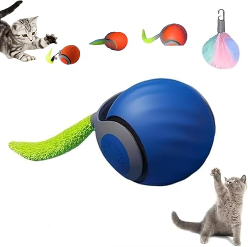 Ohphnt chasemaster pro katzenspielzeug,ChaseMaster Pro Cat Toy,Speedy Tail 2.0,2025 New Speedy Tail Katzenspielzeug,katzenspielzeug bal,interaktiven katzenspielzeugballs (B) von Ohphnt