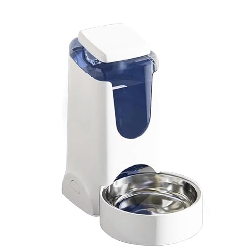 Ohulelks Automatischer Wasserspender für Haustiere, Wassertränke, Auslaufsicher, Tropffrei, 4 L Wasser für Haustiere von Ohulelks