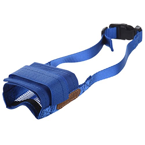 Oikabio Maulkorb für Hunde, gegen Bellen, weich, Größe S, Blau Oikabio Maulkorb für Hunde, gegen Bellen, weich, Größe S, Blau von Oikabio