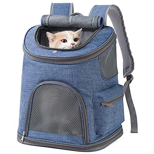 Oikabio Pets Kleiner Hunderucksack – Rucksack von Fluggesellschaften zugelassen – Hunderucksack für kleine, Kaninchen, Blau Oikabio Pets Kleiner Hunderucksack – Rucksack von Fluggesellschaften zugelassen – Hunderucksack für kleine, Kaninchen, Blau von Oikabio