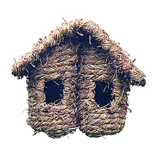 Oikabio Stroh Mottenfeste Nest BelüFtung AußEn Schutz Robustes, Hochgelegenes Nest Bequemer Unterschlupf von Oikabio