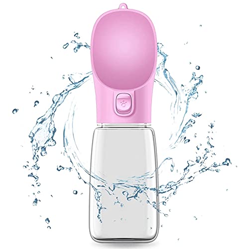Oikabio Tragbares Hundewasser, Kapazität Auslaufsicher Hund Wasser mit Trinknapf, Leicht Rosa Oikabio Tragbares Hundewasser, Kapazität Auslaufsicher Hund Wasser mit Trinknapf, Leicht Rosa von Oikabio