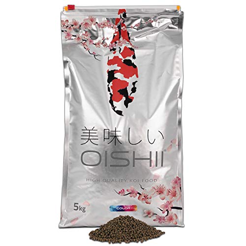 Oishii Koi Company Color • 5kg Premium Koifutter 4mm schwimmend • Koi Frühlingsfutter, Sommerfutter & Herbstfutter • Farbfutter für strahlende & glänzende Koi Oishii Koi Company Color • 5kg Premium Koifutter 4mm schwimmend • Koi Frühlingsfutter, Sommerfutter & Herbstfutter • Farbfutter für strahlende & glänzende Koi von Oishii