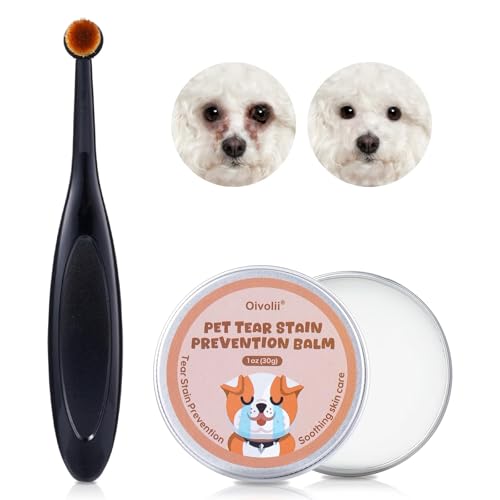 Oivolii Tränenflecken-Entferner-Balsam für Hunde & Katzen mit Profi-Pinsel – Natürliche, sanfte Augenpflege, sicher & effektiv, 30 g Oivolii Tränenflecken-Entferner-Balsam für Hunde & Katzen mit Profi-Pinsel – Natürliche, sanfte Augenpflege, sicher & effektiv, 30 g von Oivolii