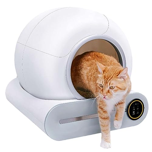 Intelligente selbstreinigende Katzentoilette, große Katzentoilette, selbstreinigende Katzentoilette, automatischer Katzentoilette-Roboter ohne Schöpfen, Keine festsitzende Katze Intelligente selbstreinigende Katzentoilette, große Katzentoilette, selbstreinigende Katzentoilette, automatischer Katzentoilette-Roboter ohne Schöpfen, Keine festsitzende Katze von Oiyekntd