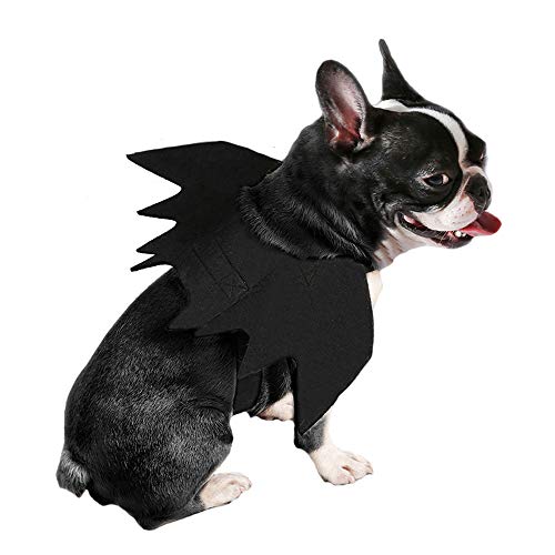 Okared Fledermaus-Kostüm für Hunde, Halloween-Kostüm, Halloween-Atmosphäre für Hunde, Fledermausflügel-Party, Haustierverkleiden von Okared
