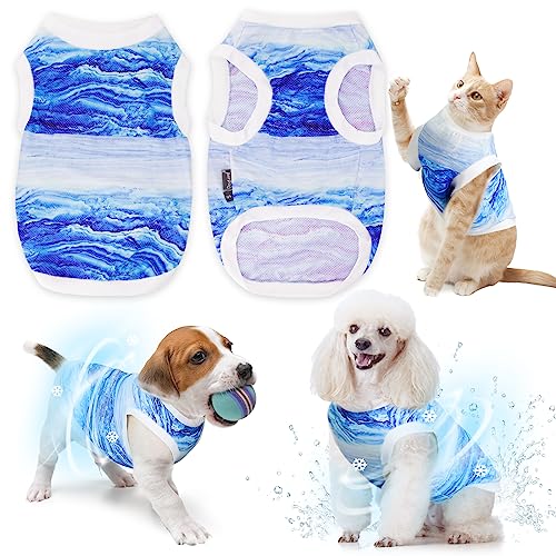 Okdance Kühlweste für Hunde, atmungsaktiv, kühlender Mantel für Hunde, Sonnenschutz, Angstlinderung, schnell trocknende Hundeweste, Haustier-Shirt für Hunde, Katzen, Outdoor-Training, Spaziergänge im Okdance Kühlweste für Hunde, atmungsaktiv, kühlender Mantel für Hunde, Sonnenschutz, Angstlinderung, schnell trocknende Hundeweste, Haustier-Shirt für Hunde, Katzen, Outdoor-Training, Spaziergänge im von Okdance
