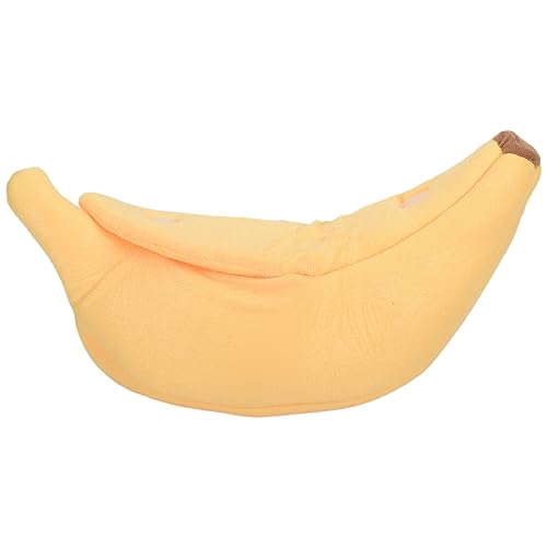 Okeeyseda Niedliches Bananen Katzen Bett, Haustier Bett, Weiches Katzen Umarmung Bett, SchöNes Haustier Bett für Katzen, Kaninchen und Kleine Hunde, Gelb Okeeyseda Niedliches Bananen Katzen Bett, Haustier Bett, Weiches Katzen Umarmung Bett, SchöNes Haustier Bett für Katzen, Kaninchen und Kleine Hunde, Gelb von Okeeyseda