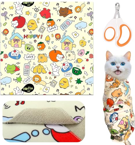 Okiki Cat Grooming Wrap,Cat Wrap for Cutting Nails Okiki Cat Grooming Wrap,Cat Wrap for Cutting Nails von Okiki