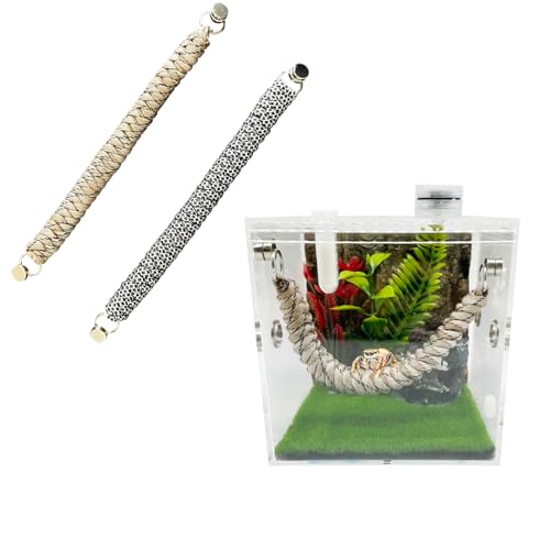 Okueejur 2 Pack Springspinne Zubehör Seilbrücke mit Magneten für Springspinnen Handgefertigtes Kletterseil Springspinne Gehege Dekoration (nicht im Lieferumfang enthalten) Okueejur 2 Pack Springspinne Zubehör Seilbrücke mit Magneten für Springspinnen Handgefertigtes Kletterseil Springspinne Gehege Dekoration (nicht im Lieferumfang enthalten) von Okueejur