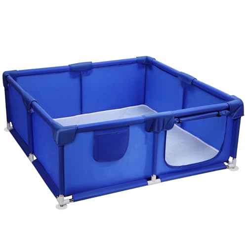 Welpenkiste für Hunde und Welpen, 120 x 120 x 45 cm, Welpenwelpenzubehör mit wasserdichter Welpenkappe, für mittelgroße und kleine Hunde Welpenkiste für Hunde und Welpen, 120 x 120 x 45 cm, Welpenwelpenzubehör mit wasserdichter Welpenkappe, für mittelgroße und kleine Hunde von Okydoky