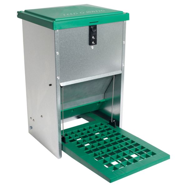 Feedomatic Geflügelfutterautomat 8kg, verzinkt, Hühner-Futterautoma... von Olba