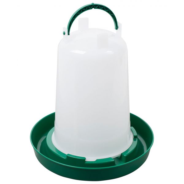 Geflügeltränke 1,5 Liter grün, Hühnertränke, Stülptränke mit Bajone... von Olba