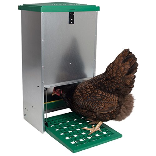 Olba Geflügelfutterautomat Feedomatic bis zu 12kg Futter, Hühner,Puten, Gänse, Enten von Olba