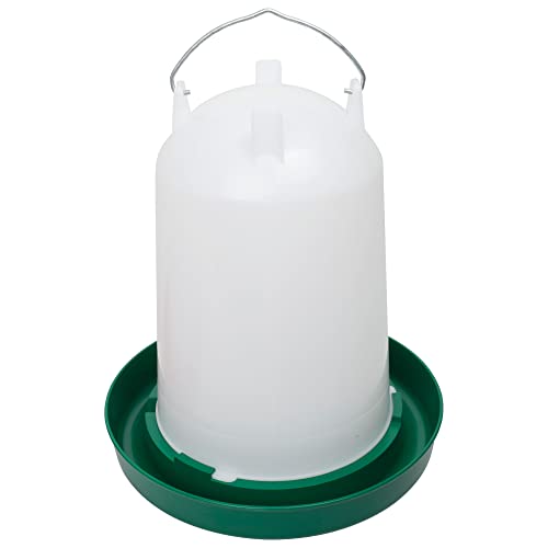 Hühnertränke 12 Liter, grün - Geflügeltränke für Hühner - Automatische Wassertränke - Stülptränke, Kükentränke, Wachteltränke, Vogeltränke - Wasserspender mit Bajonettverschluss und Aufhängung Hühnertränke 12 Liter, grün - Geflügeltränke für Hühner - Automatische Wassertränke - Stülptränke, Kükentränke, Wachteltränke, Vogeltränke - Wasserspender mit Bajonettverschluss und Aufhängung von Olba