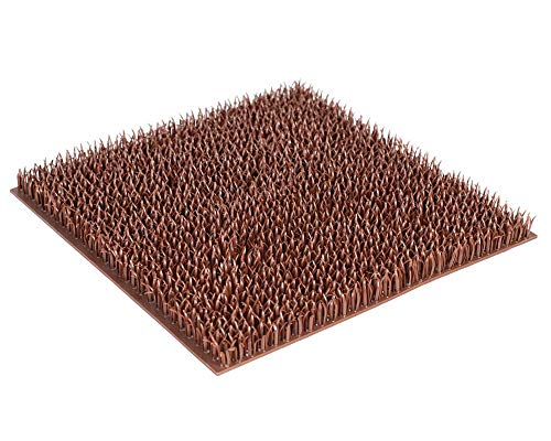 Olba Nestmatte 30x30cm, braun, Polyethylen, Legenest NESTOMATIC, Einlage für Abrollnest, Legenestmatte, Legenesteinlage von Olba