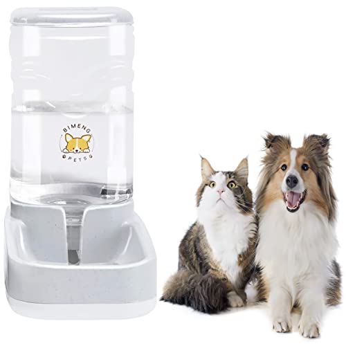 Old Tjikko Automatischer Futter und Wasserspender für Katzen und Hunde,Futterautomat Katze,Automatischer Futterspender & Wassertränker im Set für Kleintiere,Hund Schüssel,3.8L PBA frei (Wasserspender) von Old Tjikko