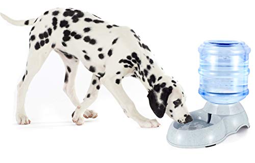 Old Tjikko Hunde Wasserspender, Wassernapf für Hunde, Haustier-Wasserspender, automatischer Hunde-Wassernapf, Katzen-Wasserspender, Hundetrinkbrunnen, 1 Gallone (Wasserspender (11L Wasser) von Old Tjikko