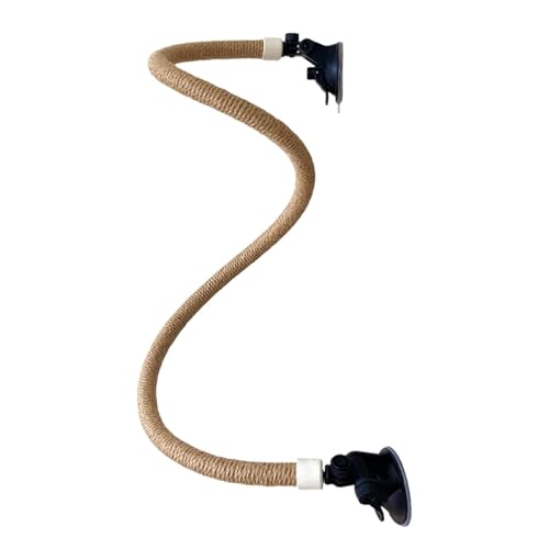 Bird Barch Stand, Bird Barch Toy, Biegbares Seil Barsch Stand, Unterhaltungsvorräte, Vogelkäferzubehör für kleine und mittlere Vögel von Oldmoom