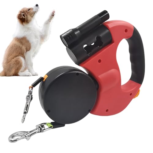 Hundeleinen,Zwei Hunde Leinen mit LED-Leuchte - Zugstopp Hundezubehör Für Mittelkleine Rassen Training Outdoor Aktivitäten Hundeleinen,Zwei Hunde Leinen mit LED-Leuchte - Zugstopp Hundezubehör Für Mittelkleine Rassen Training Outdoor Aktivitäten von Oldmoom
