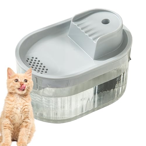 Katzenbrunnen - Automatischer Wasserspender Für Hunde,Automatischer Spender 1,5L Mit Großem Tank & Leise Design Für Hunde Und Haustiere In Haushalt Und Unterwegs von Oldmoom