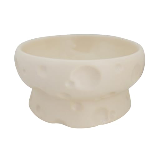 Katzennapf | Robuster Futter- & Wassernapf | Erhöhter Rutschfester Keramik Napf In Käseform Für Küche Trocken- & Nassfutter Kätzchen Und Hunde Zuhause Katzennapf | Robuster Futter- & Wassernapf | Erhöhter Rutschfester Keramik Napf In Käseform Für Küche Trocken- & Nassfutter Kätzchen Und Hunde Zuhause von Oldmoom
