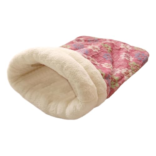 Oldmoom Katzen-Schlafsack, weicher Plüsch-Schlafsack für Haustiere – weicher, Warmer Katzen-Winterschlafsack, bequemer Haustier-Kuschelsack Oldmoom Katzen-Schlafsack, weicher Plüsch-Schlafsack für Haustiere – weicher, Warmer Katzen-Winterschlafsack, bequemer Haustier-Kuschelsack von Oldmoom