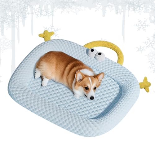 Oldmoom Kühlmatte Für Hunde - rutschfeste Eismatte für Haustiere - Waschbare Kühlmatte für Hunde und Katzen für Zuhause, Reise, Balkon, Drinnen Oldmoom Kühlmatte Für Hunde - rutschfeste Eismatte für Haustiere - Waschbare Kühlmatte für Hunde und Katzen für Zuhause, Reise, Balkon, Drinnen von Oldmoom