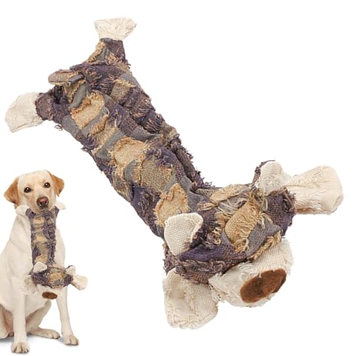 Oldmoom Unzerstörbares Bär-Hundespielzeug, Plüschpuppe, Kauspielzeug, Plüschtiere, Quietschspielzeug, Bärenform, interaktives Hundespielzeug für kleine, mittelgroße und große Rassen, Haustierbedarf Oldmoom Unzerstörbares Bär-Hundespielzeug, Plüschpuppe, Kauspielzeug, Plüschtiere, Quietschspielzeug, Bärenform, interaktives Hundespielzeug für kleine, mittelgroße und große Rassen, Haustierbedarf von Oldmoom