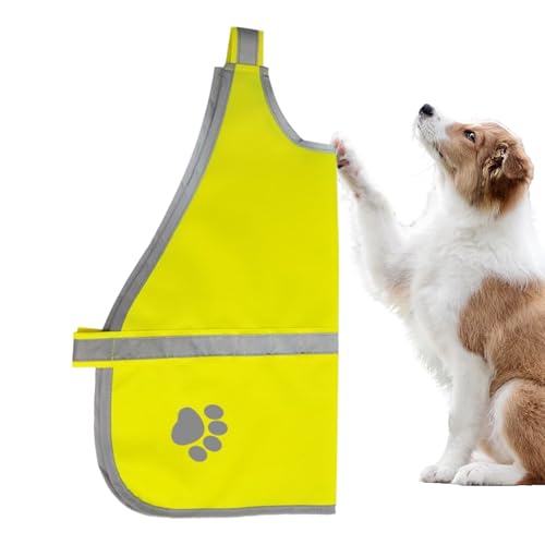 Reflektierende Hundweste, Orangenhundweste | Reflektierende Hundeschutzweste,Leichte Haustierkleidung für kleine mittelgroße Rassen Service Training Wanderjagd von Oldmoom