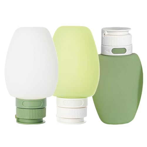Reiseflasche, kompaktes Format – weiche Behälter für Wasser und Tiere, 3 Stück, wasserdichtes und nachfüllbares Design – Zubehör für Haustiere, für Urlaub, Hotel, Camping, von Oldmoom