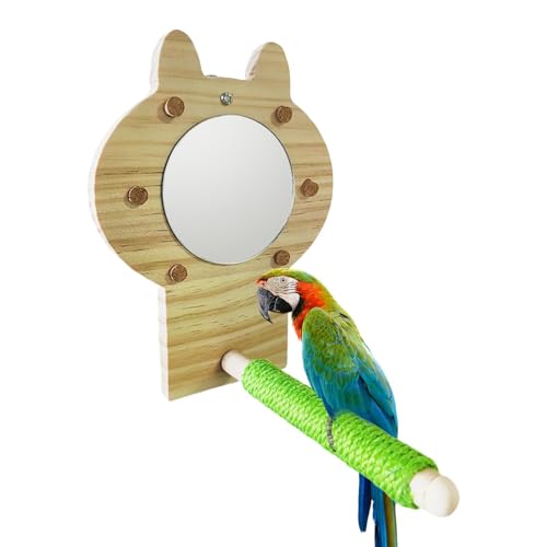 Vogel-Sitzstange, Nymphensittich-Sitzstange, Pfotenschleifen, Kauspielzeug – dekorativer Ständer für, stehendes Zubehör für Nymphensittiche, Finken, Kanarienvögel Vogel-Sitzstange, Nymphensittich-Sitzstange, Pfotenschleifen, Kauspielzeug – dekorativer Ständer für, stehendes Zubehör für Nymphensittiche, Finken, Kanarienvögel von Oldmoom