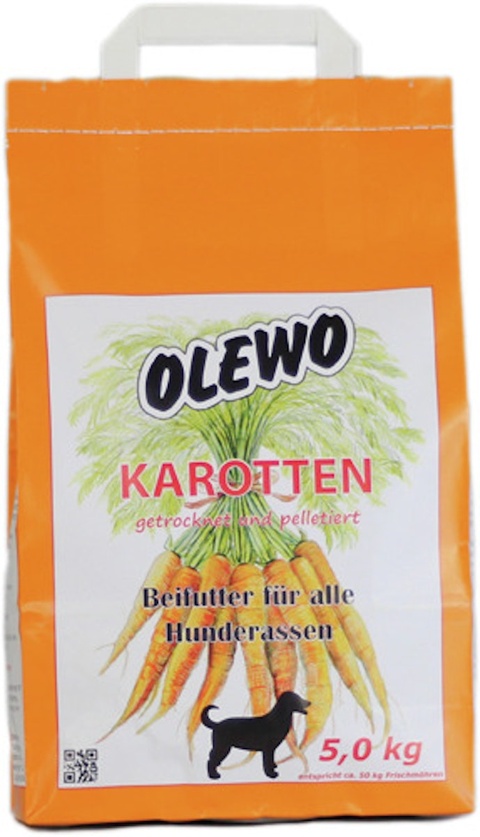 OLEWO Karottenpellets Hundezusatzfutter von Olewo