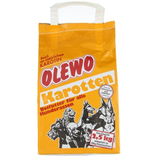 Olewo Karotten-Pellet 2.5 kg - Hundefutter von Olewo