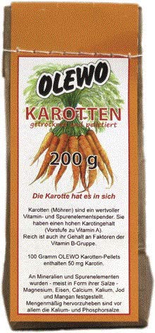 Olewo Karotten-Pellet 200g von Olewo