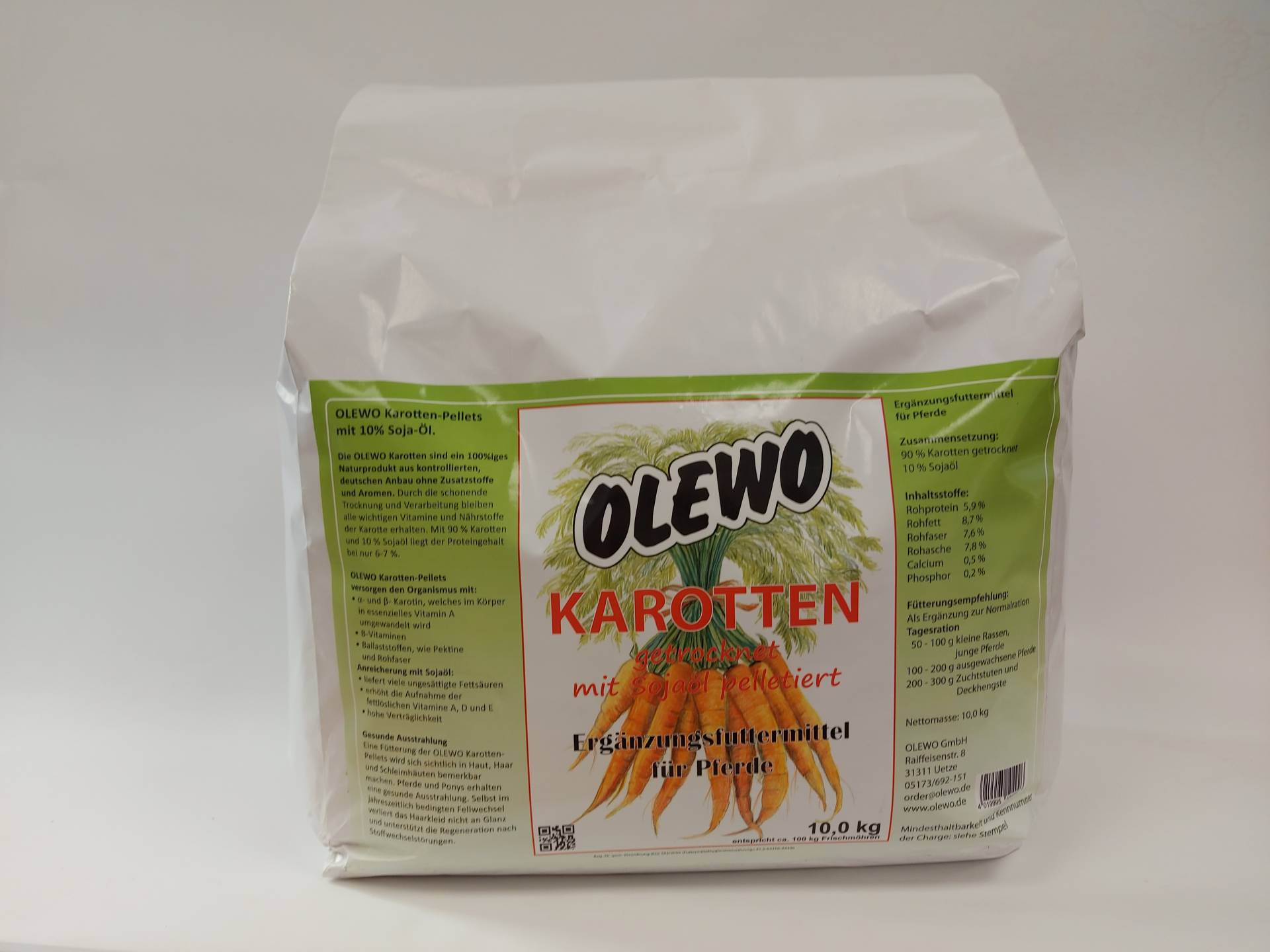 Olewo Karottenpellets mit Öl 10kg Das Beste aus der Karotte! Olewo Karottenpellets mit Öl 10kg Das Beste aus der Karotte! von Olewo
