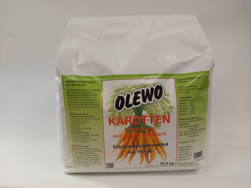 Olewo Karottenpellets mit Öl 10kg Das Beste aus der Karotte! Olewo Karottenpellets mit Öl 10kg Das Beste aus der Karotte! von Olewo