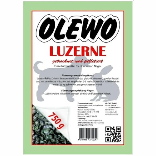 Olewo Luzerne-Pellets 200g von Olewo