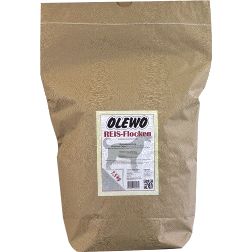Olewo Reis-Flocken 7,5 kg Sack Für den sensiblen Hund Olewo Reis-Flocken 7,5 kg Sack Für den sensiblen Hund von Olewo