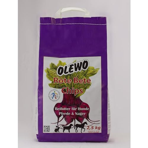 OLEWO Rote Bete-Chips für Hund, Pferd & Nager 2,5 kg OLEWO Rote Bete-Chips für Hund, Pferd & Nager 2,5 kg von Olewo