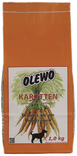 Olewo für Hunde Karottenbeifutter - 1kg Vitamin- & Mineralstoffreich Olewo für Hunde Karottenbeifutter - 1kg Vitamin- & Mineralstoffreich von Olewo